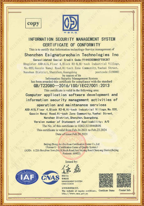 Certificate Of Honor
